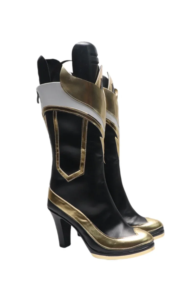 Spiel Anime LOL Schuhe Ahri Cosplay Stiefel Halloween Zubehör Angepasst