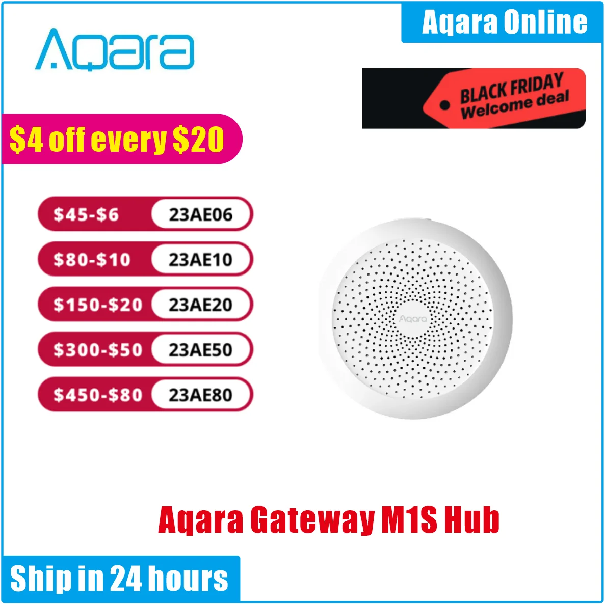 2022 Newest Aqara M1S Hub Gateway with RGB Led Night Light Zigbee 3.0 Siri Voice APP Remote Control Home Work Mijia APP HomeKit