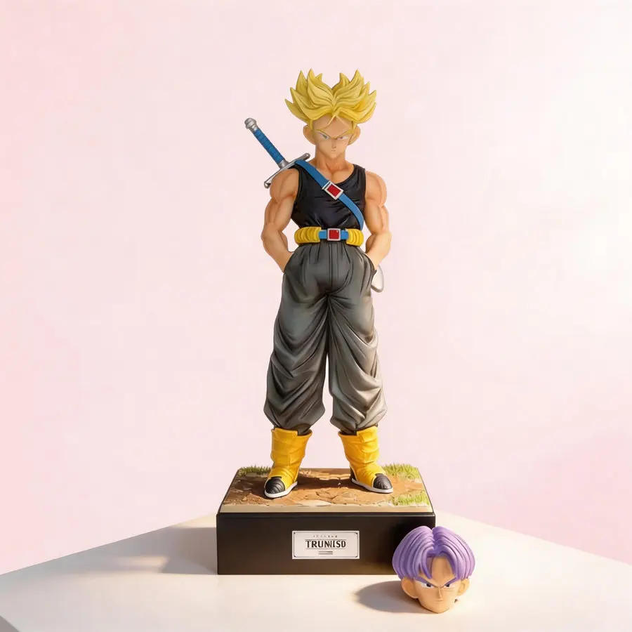

Dragon Ball Trunks (Super Saiyan - Infinite Temple) 30cm Anime Figure GK Statue Statue Model High Quality