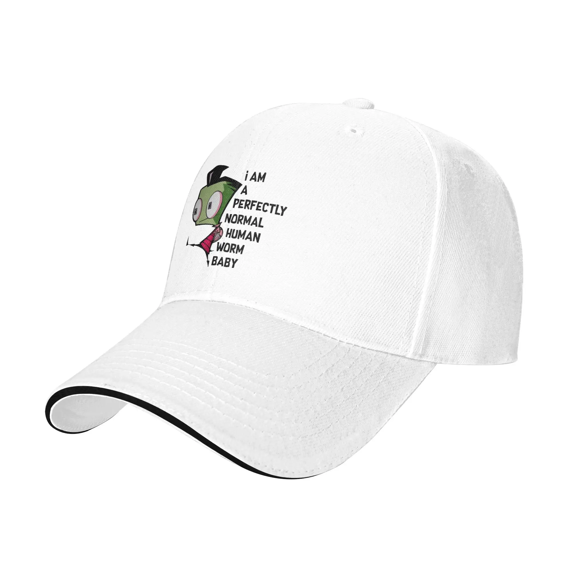 Cute Invader Zim Baseball Cap Hip Hop  Sandwich Hat for Men Women Polyester Hats Cap Sport