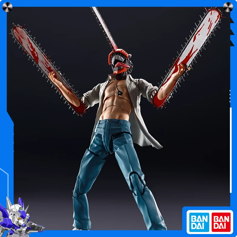 

Bandai Action Figures Model Chainsaw Man SHF Denji Chainsaw Devil Anime Peripheral Model Sculpture Official Genuine