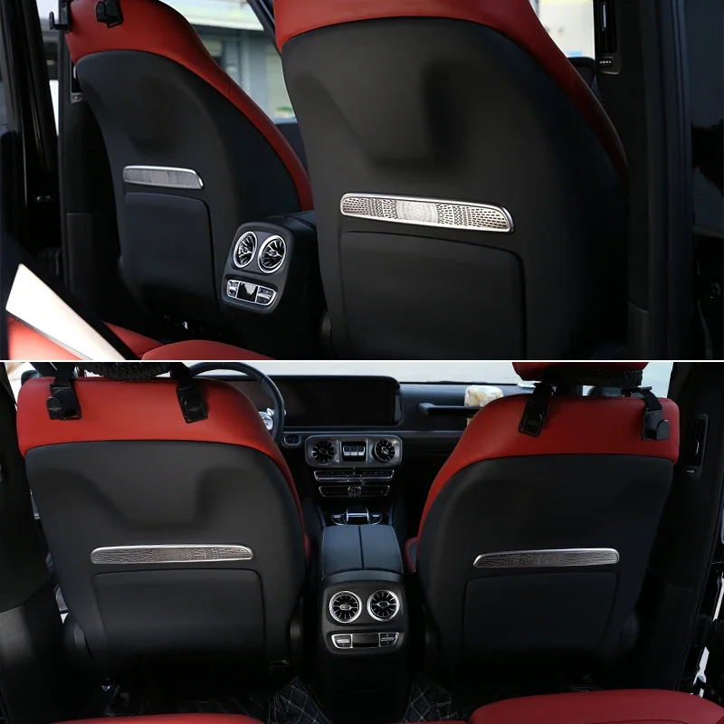 

For Mercedes Benz GLE GLS G Class W167 X167 W464 G350 G500 AMG G63 2019-2025 Car Front Seat Back Audio Speaker Cover Trim