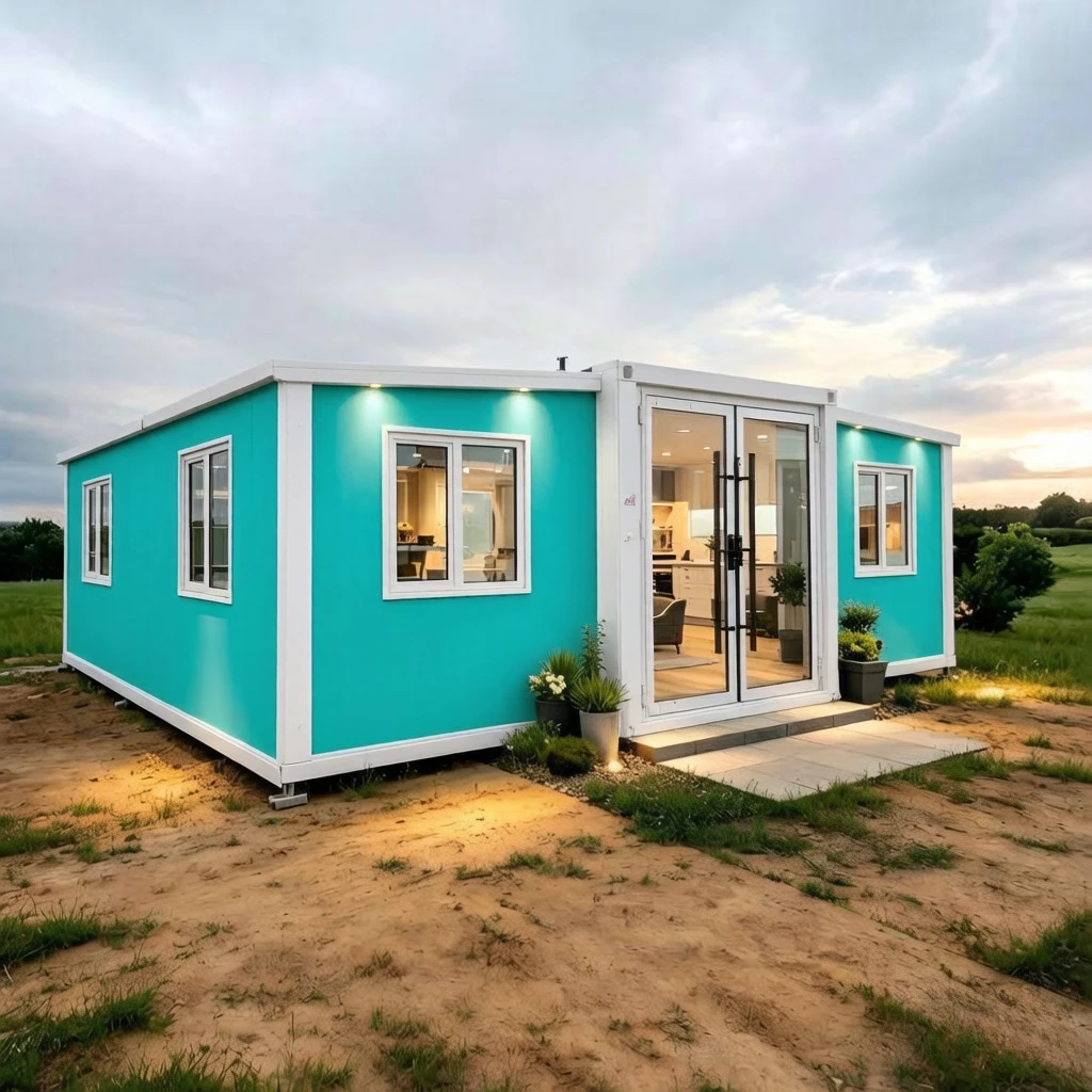 Wholesale 20ft 40ft Mobile Prefab Home Prefabricated Tiny House Garden Rooms Expandable Container House Cabins Warehouse Barn