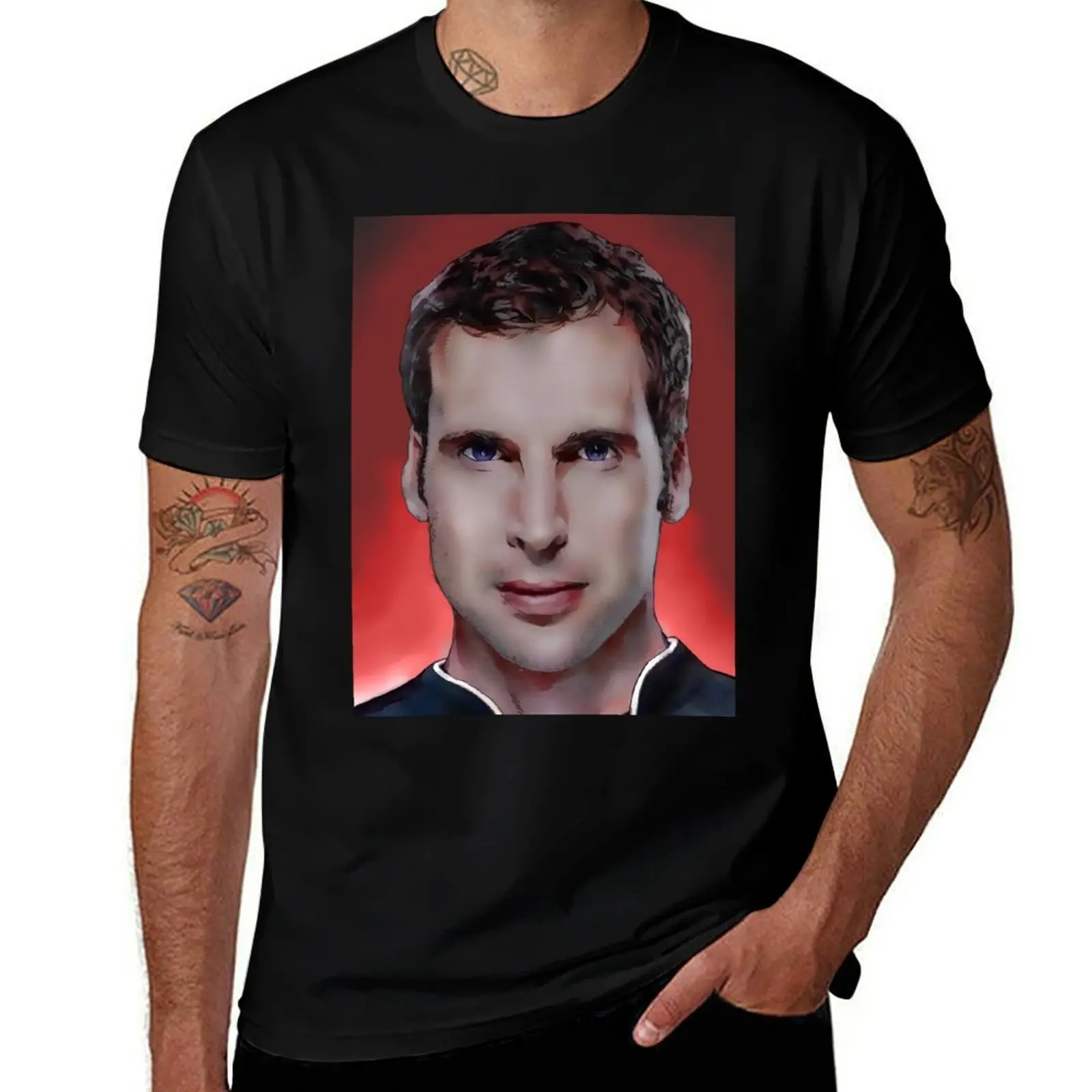 Petr Cech - Gunner T-Shirt Basic All Season Solid T-Shirt