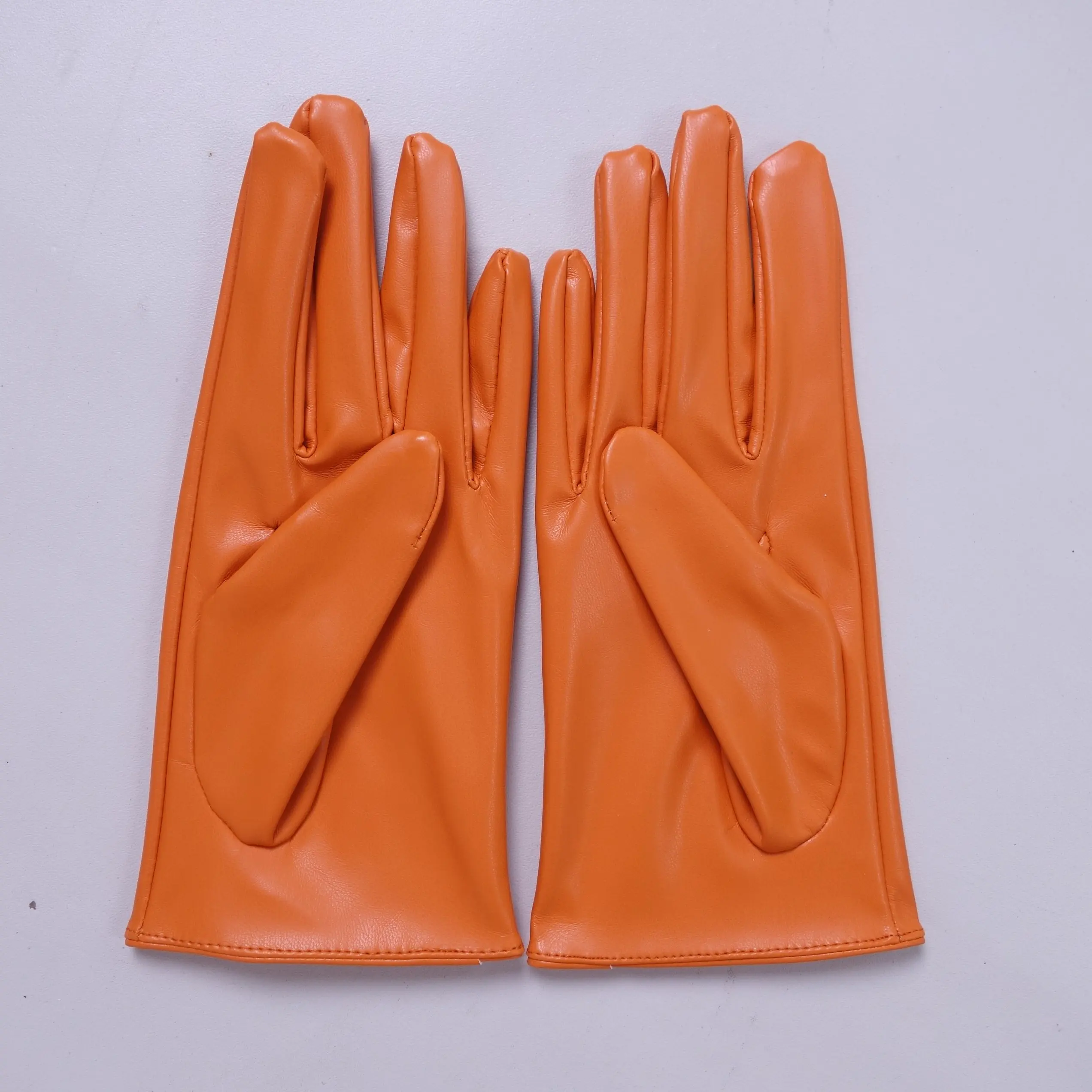 8 Zoll (21 cm) Damen-Lederhandschuhe, modische, glänzende Kunstleder-PU-Beschichtung, Jaguar-Leoparden-Muster, schmal geschnitten, für besondere Anlässe, Handhandschuhe – Detail 6