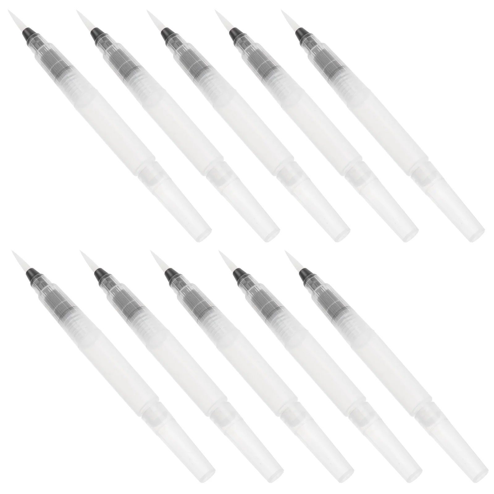 

10 Pcs Water Soluble Colored Pencils Ink Brush Coloring Pens Bulk Watercolor Paper