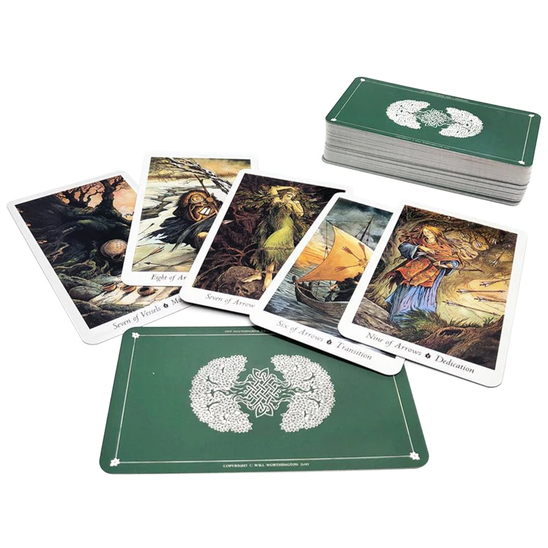 Wild Wood Tarot Cards Astrologers Mysterious Destiny Divination Playing Cards Children Adults Kid Board Game Toys Birthday Gift