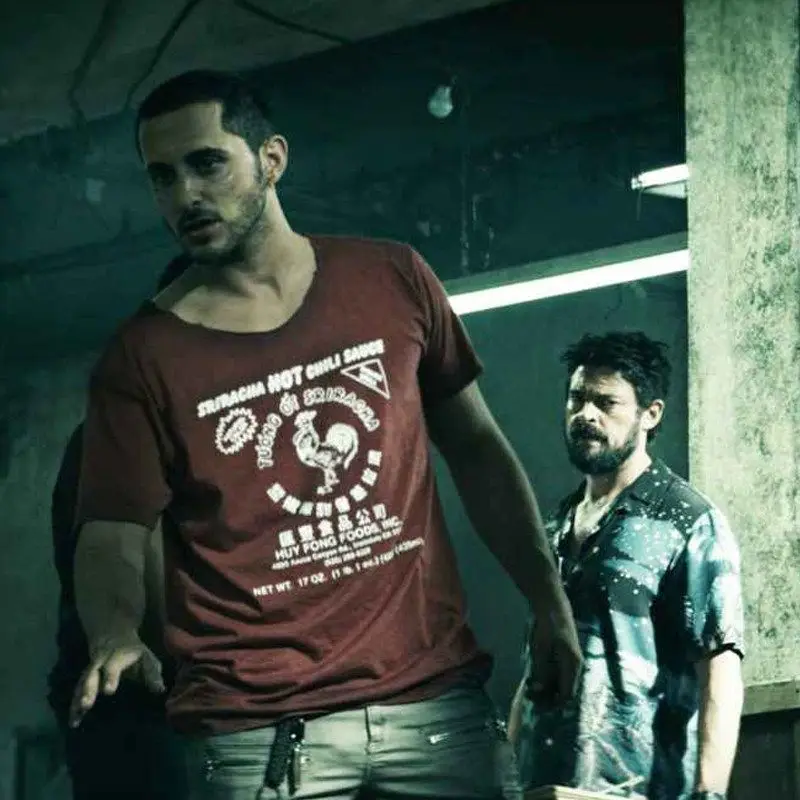Vêtements liés aux séries télévisées américaines - T-shirt à manches courtes pour homme et femme en pur coton, coupe ample, adapté à l'été.