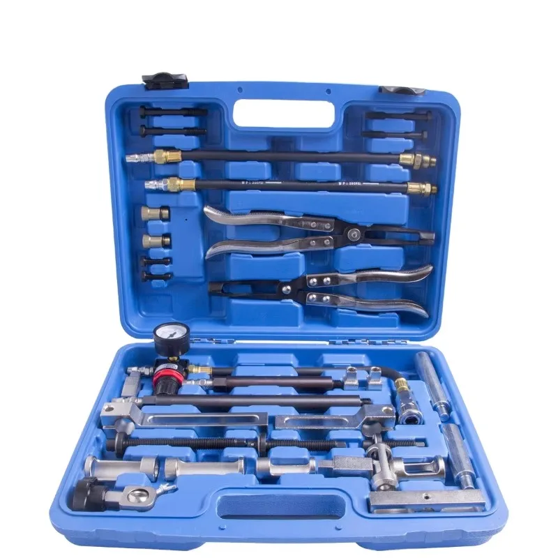 

Valve Spring Compressor Engine Cylinder Head Remover Installation Tool Kit