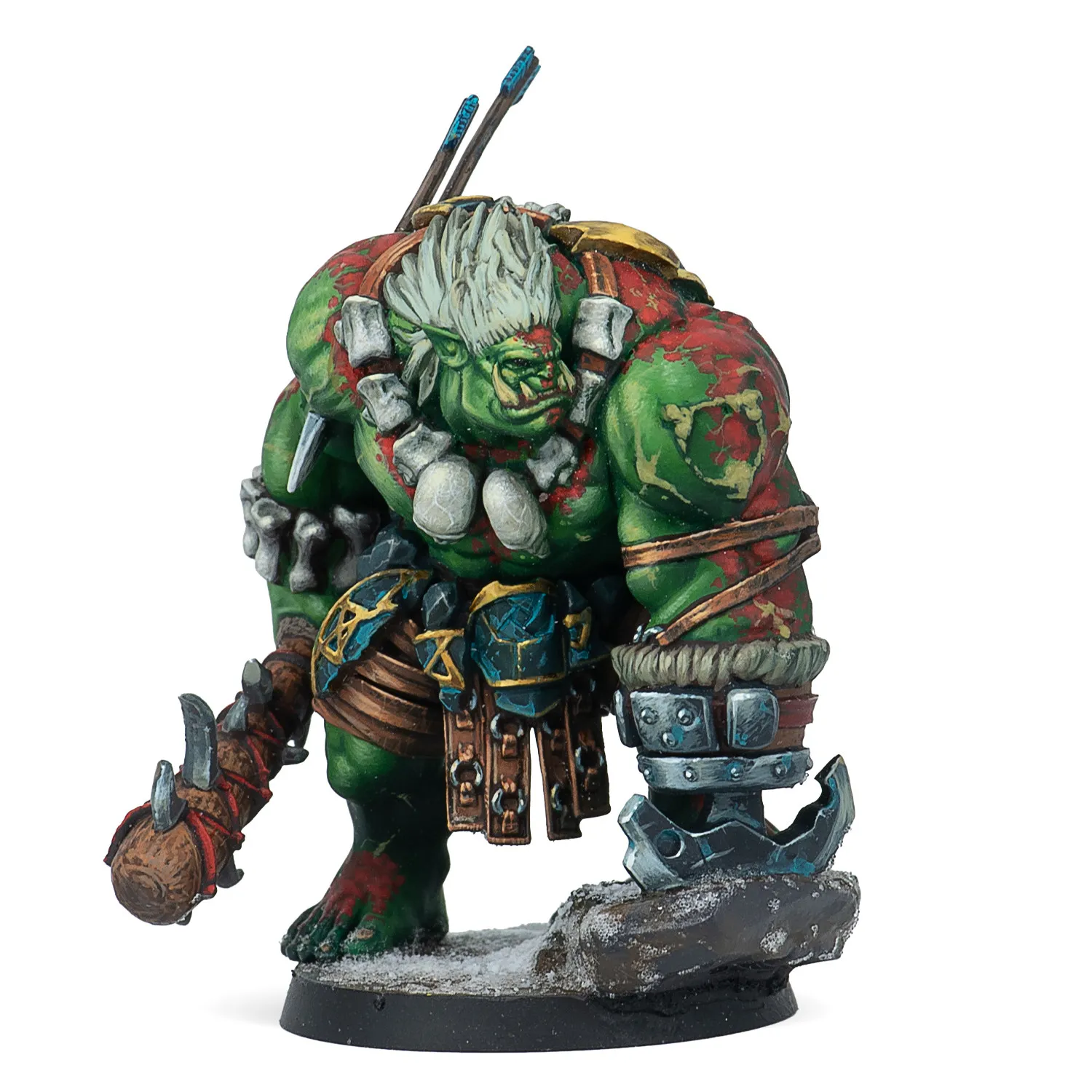 High Quality Cast Resin Model, Resin Model Assembly Kit, Tribal Challenger, Unpainted Including Base