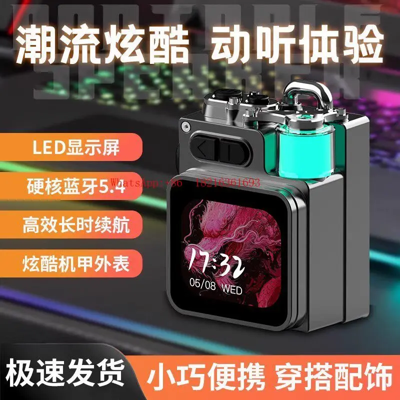 Touch Screen Wireless Bluetooth Speaker Plug-in Card High Sound Quality Small Mini Outdoor MP3 Audio with Subwoofer