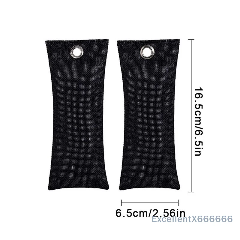 10/20/30pcs Natural Bamboo Charcoal Air Purifying Bags With Hanging Holes Moisture Absorber Deodorizing Bag Perfect For Home Car