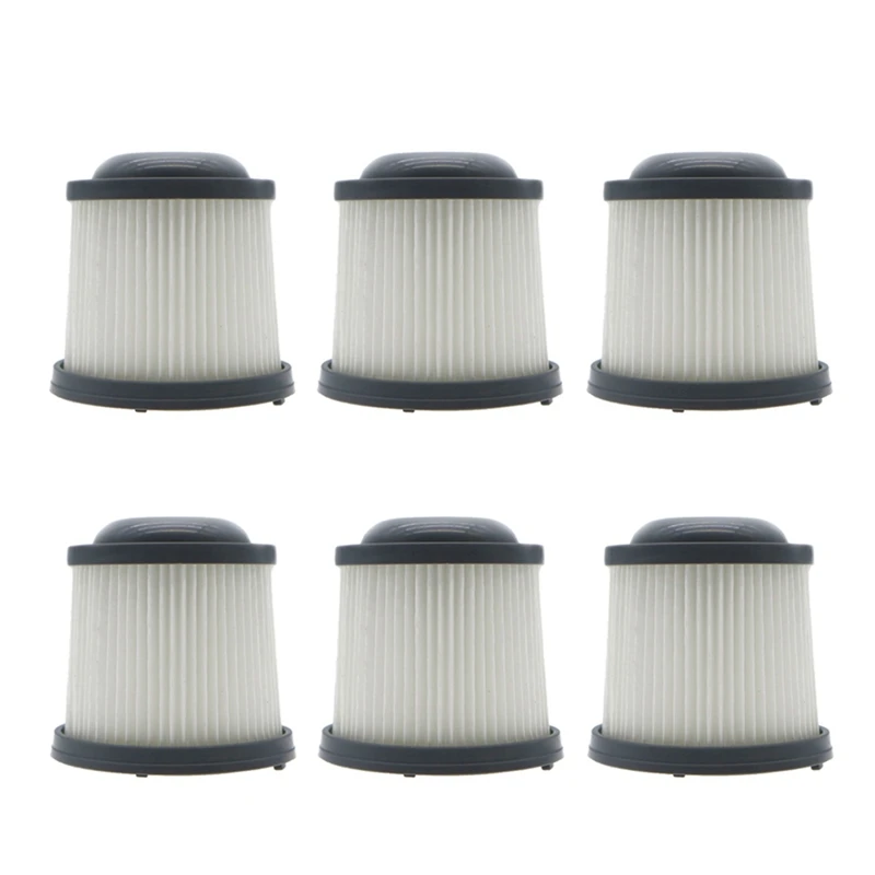 6PCS HEPA Filter For Black & Decker PVF110 PHV1210 PHV1210P PHV1210B PHV1210L-A9 PD1820LF PD1820LG PHV1810 PD1420L