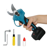 30mm Brushless Cordless Electric Pruning Shear Fruit Tree Bonsai Pruner Electric Scissors Power Tools For Makita 18V Battery