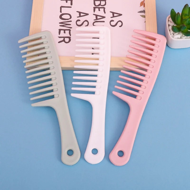 

Wide-Tooth Hair Comb for Home Use Trending Long Hair Comb Plastic Comb for Tangle-Free, Easy-Combing Hair Care