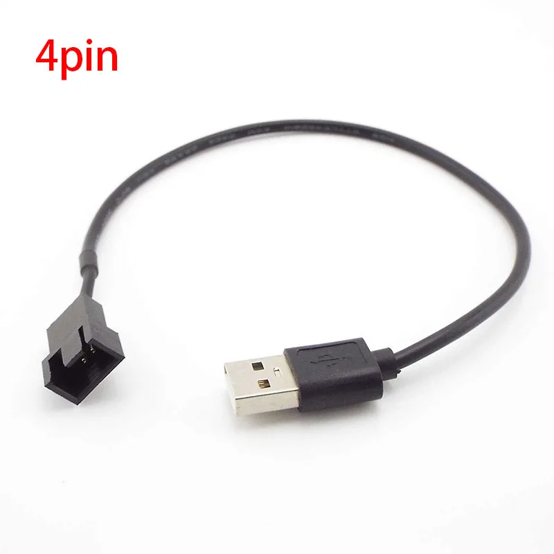 USB 5V 전원 공급 장치-3PIN 4PIN 노트북 팬 전원 어댑터 케이블 CPU 섀시 팬 어댑터 케이블 썸네일 5