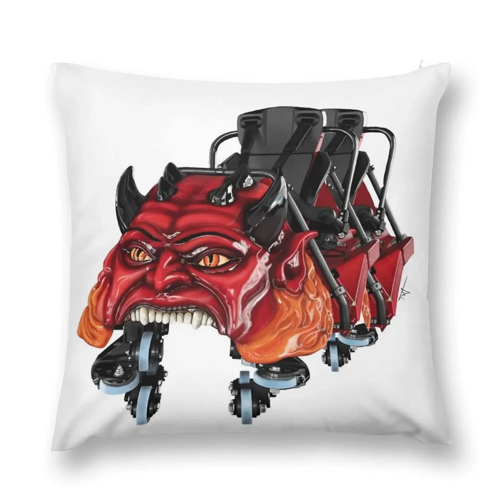 Jersey Devil Coaster Six Flags Great Adventure Throw Pillow Luxury Pillow Case Elastic Cover For Sofa pillow