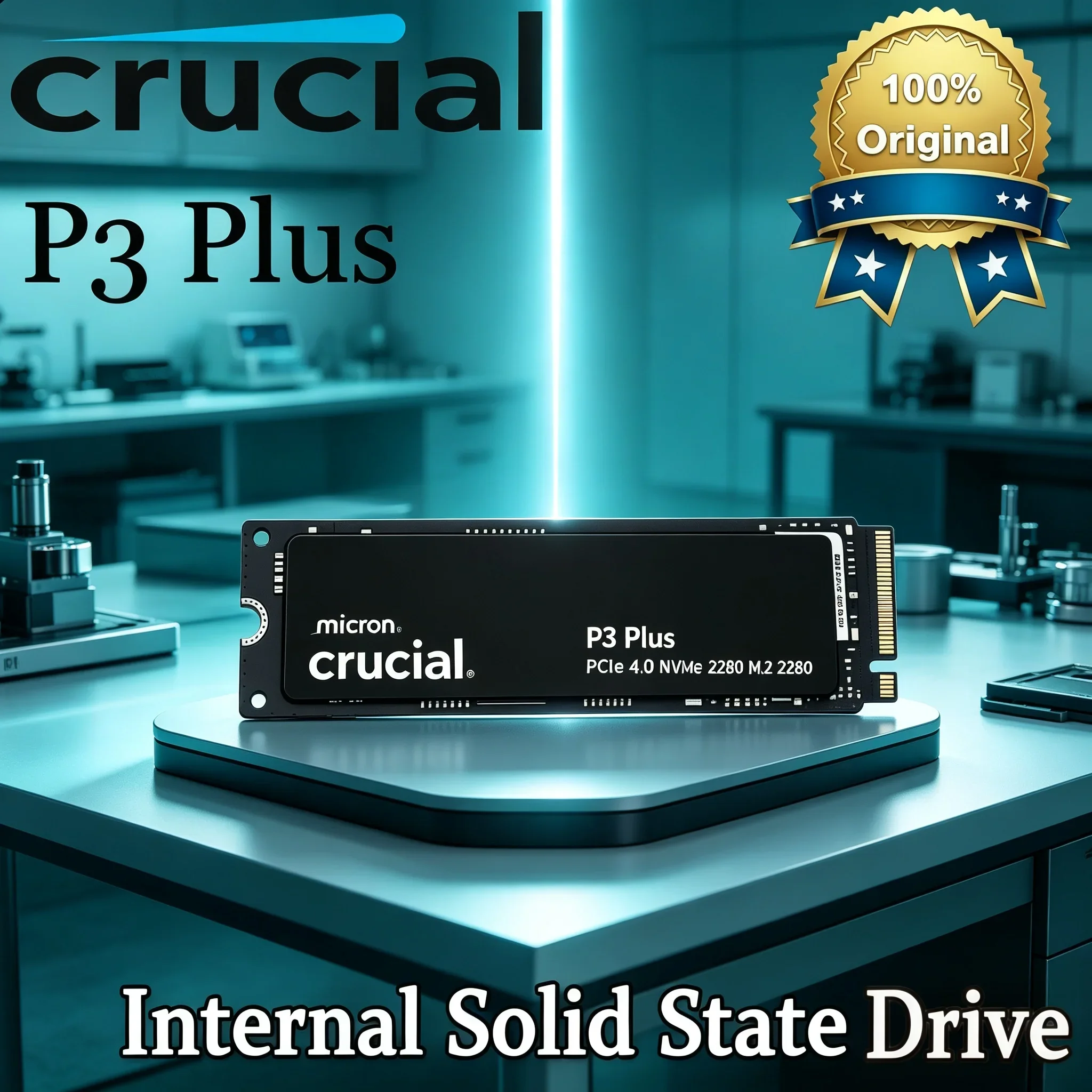 

PCIe Gen4 NVMe M.2 SSD Crucial P3 Plus 1TB 2TB Internal Hard Drive OEM Package Crucial NVME 2280 P310 1TB SSD Crucial T500 1TB