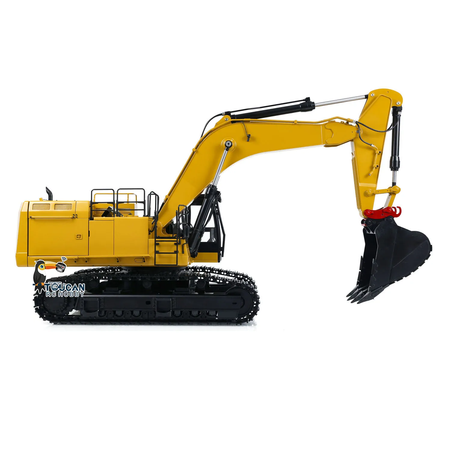 374F RC Escavatore Idraulico Macchina Pesante 1/14 Veicoli Digger di Ingegneria dei Metalli Telecomandati con Suoni Giocattoli TH22477