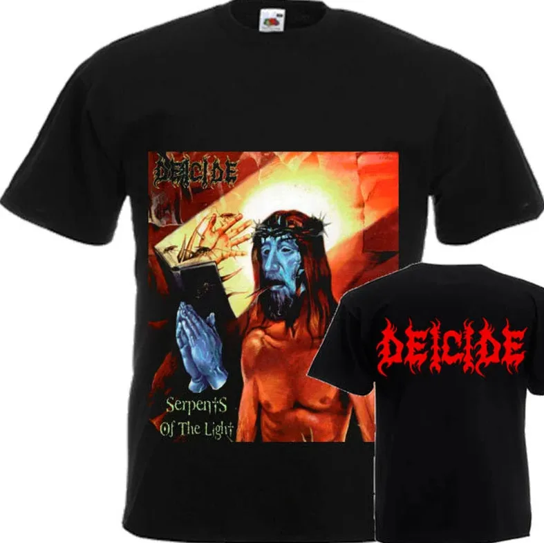 New Dtg / Dtf printed t-shirt - DEICIDE' - Serpentss of the Light - Size :S-5XL