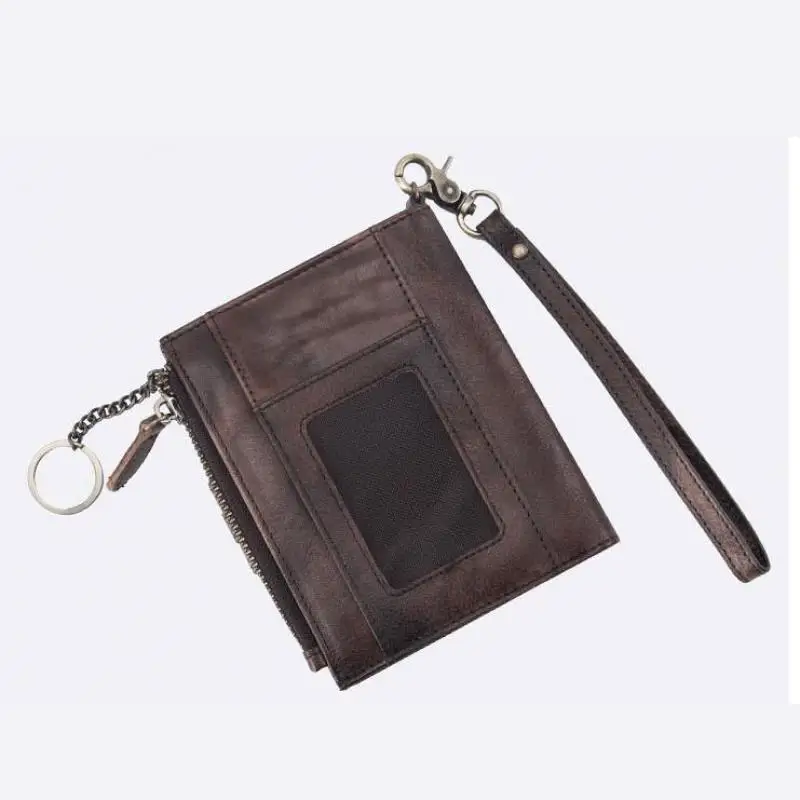 Johnature 2024 New Women Wallets Retro Short Genuine Leather Wallet Card Holder Leisure First Layer Cowhide Solid Color Purse