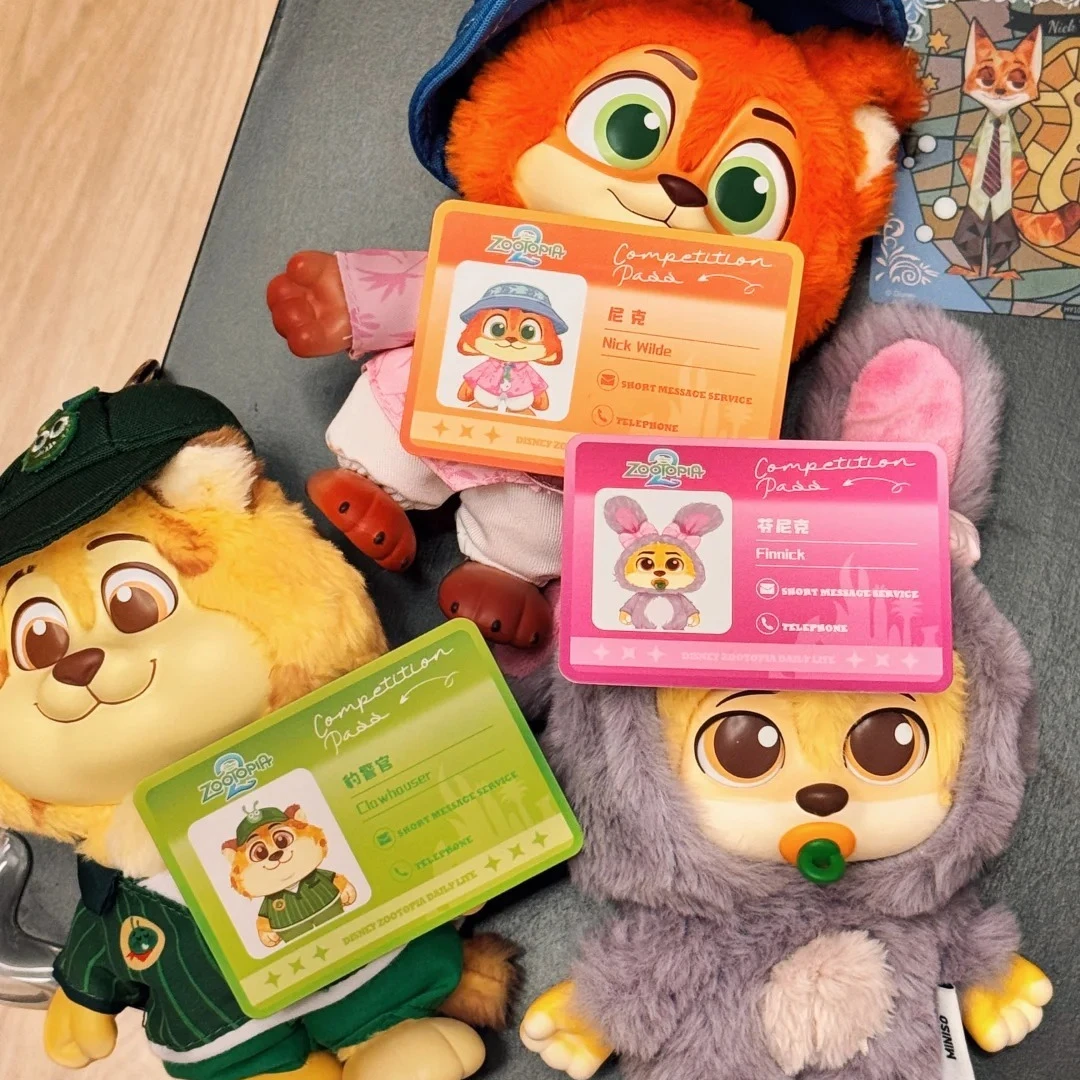 جديد Zootopia مدينة المقيمين سلسلة الفينيل أفخم صندوق أعمى لطيف نيك جودي عمل أرقام صندوق غامض قلادة دمية جمع اللعب #2