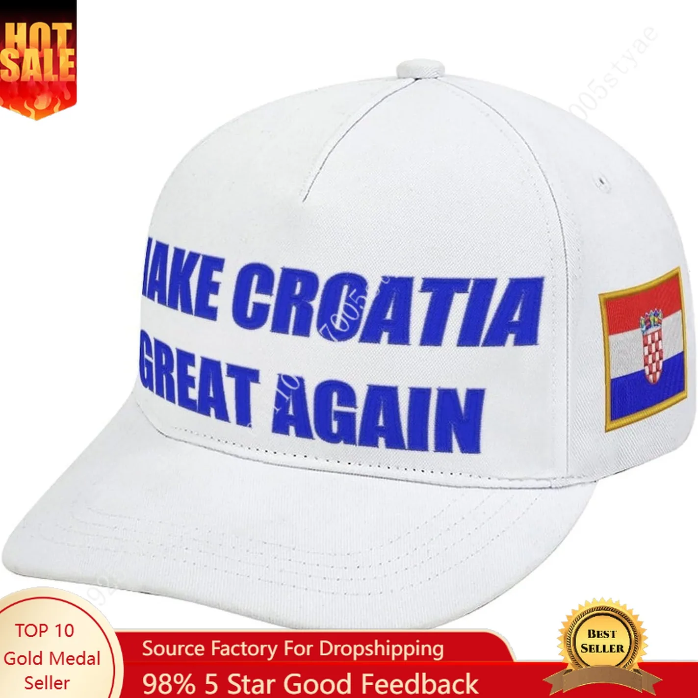 

Make Croatian Great Again Hat Men Womens Embroidery Baseball Cap Adjustable Embroidered Ballcap Breathable Dad Hat Outdoor Caps