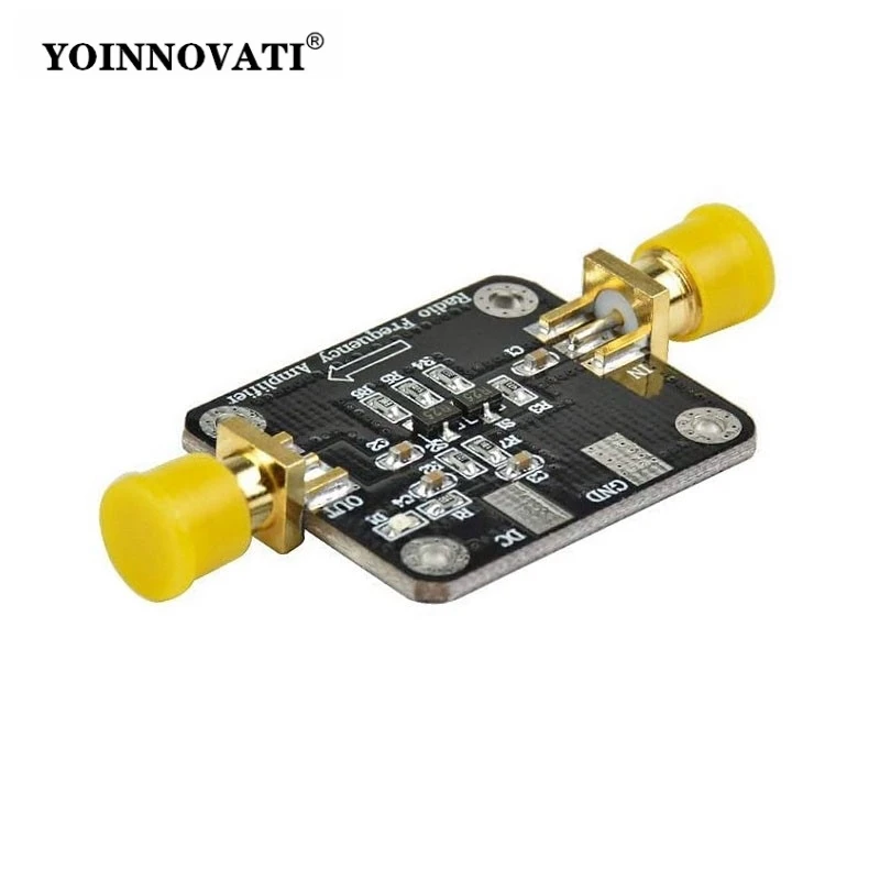 10KHz-1GHz RF Broadband Amplifier Module - 10dB Gain Low Noise LNA for HF/VHF/UHF/FM/Ham Radio, DC 12V