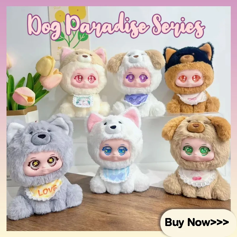 

Серия Dog Paradise, плюшевая слепая коробка, коллекция настольных украшений, игрушечные сумки, нишевые подвески, загадочные коробки-сюрпризы, подарок на день рождения