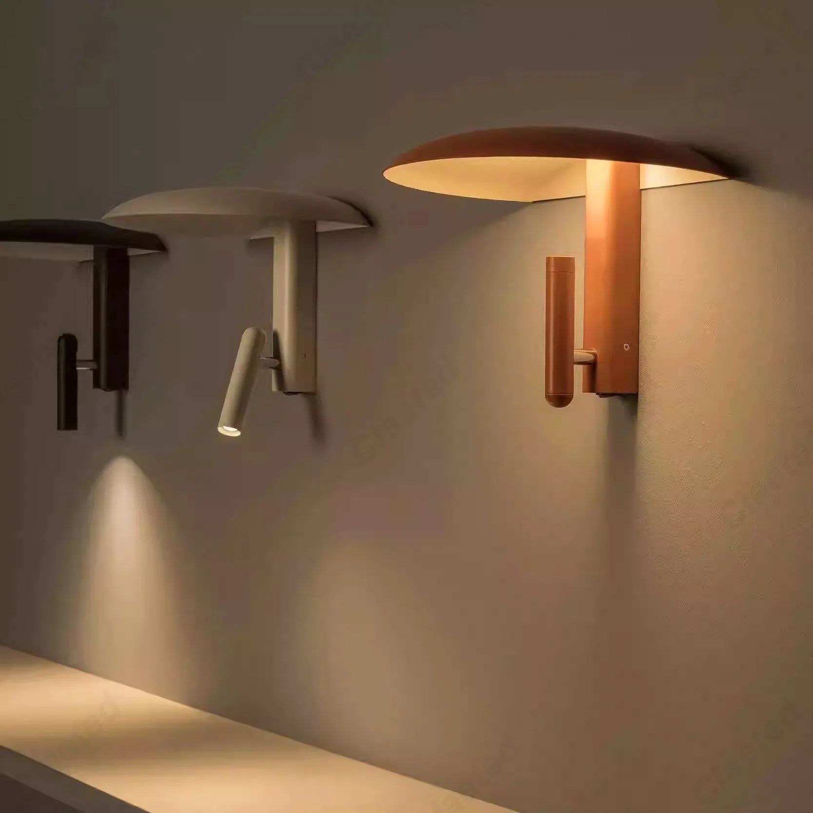 Creative Simplicity LED Wrought Iron Rotating Wall Lamp Hotel Restaurant Corridor Study Bedroom Bedside Reading Lighting Lamps