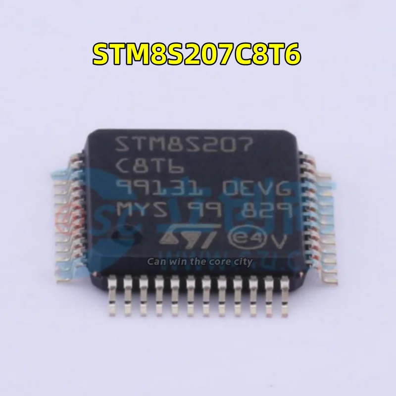 

1-100 PCS/LOT Original genuine STM8S207C8T6 LQFP-48 24 MHz/64 KB Flash/8-bit Microcontroller-MCU