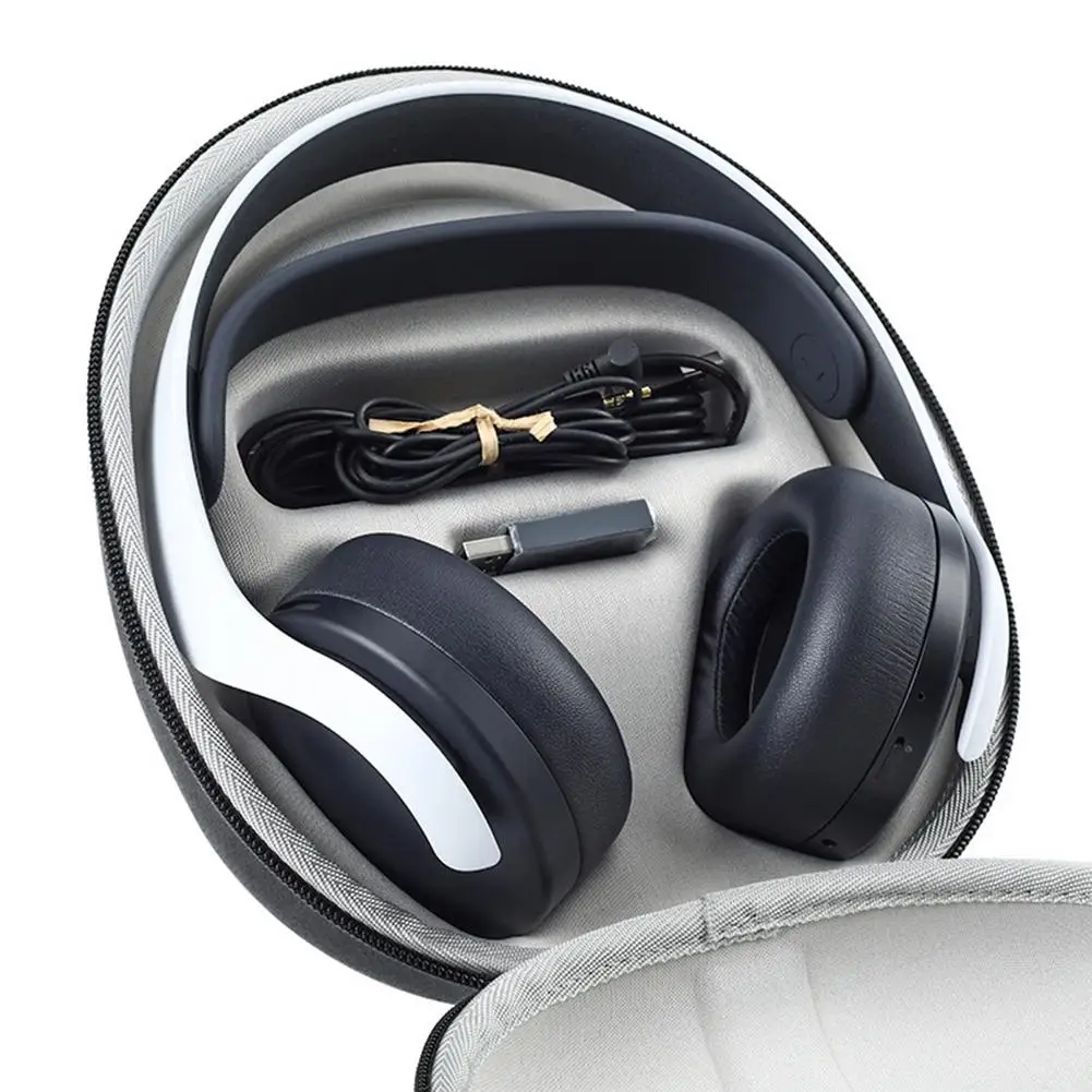 EVA Headphone Hard Case Cover Headphones Box Carrying Case For PS5 PULSE 3D Headphone Hard Case Carrying Case For  PS5 PULSE 3D 