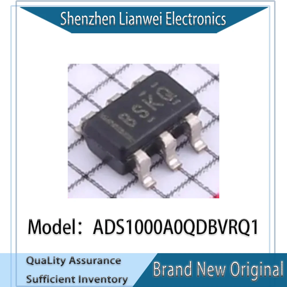 100% New Original ADS1000A0QDBVRQ1 BSKQ IC Chipset SOT-23-6