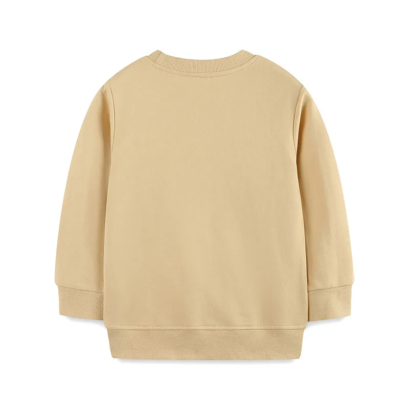 TUONXYE Toddler Boys Cotton Crew Neck Sweatshirt Embroidery Excavator Truck Pattern Long Sleeve Pullover Kids Casual Sport Tops