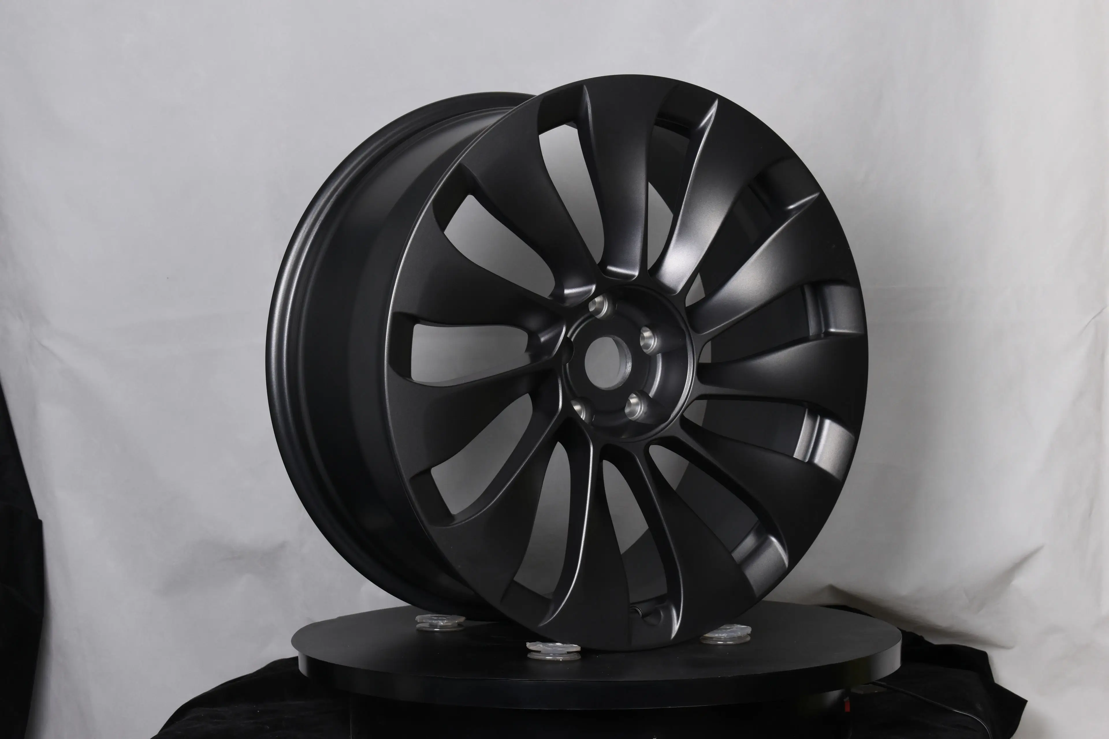 For  Manufacturers' Offer New 5x114.3 19inch Black Car Rims with 5 Hole Wheels for Tesla Model Y