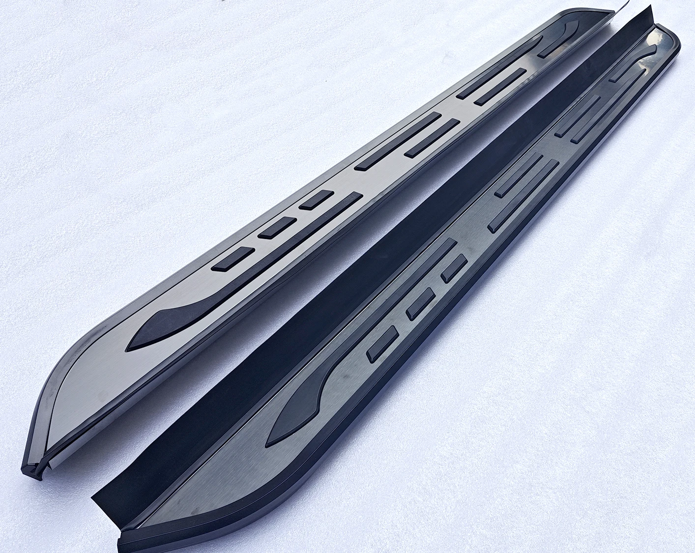 2pcs fit for Chery Omoda 9 C9 SHS 2025 Running Boards Side Steps Nerf Bar Antiskid Black XM Aluminium