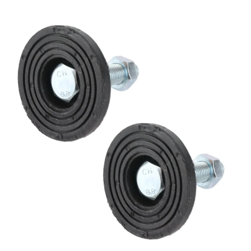 2 Pcs Thread Leveling Feet 150kg Bearing Height Adjustable Anti Skid Scratch Resistant Screw Foot Leveler For Furniture