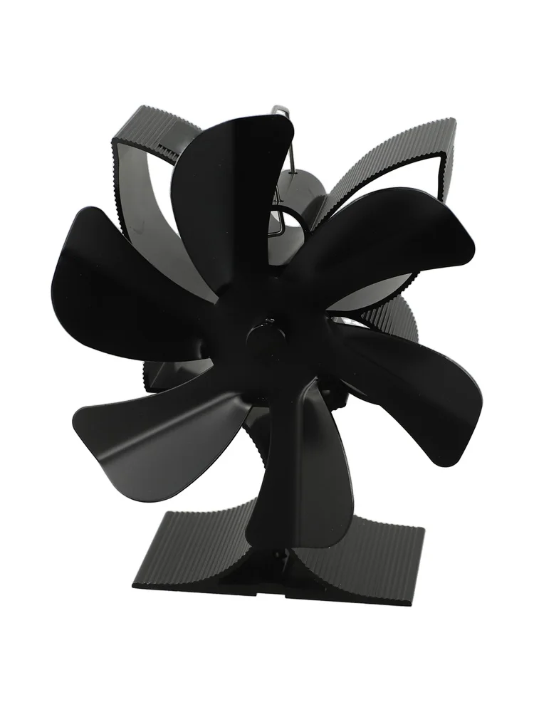 6 Blade Fan Fireplace Fan Heating Solution High-efficiency Air Circulation Improved Hot Air Flow Efficient Heat Circulation Fan