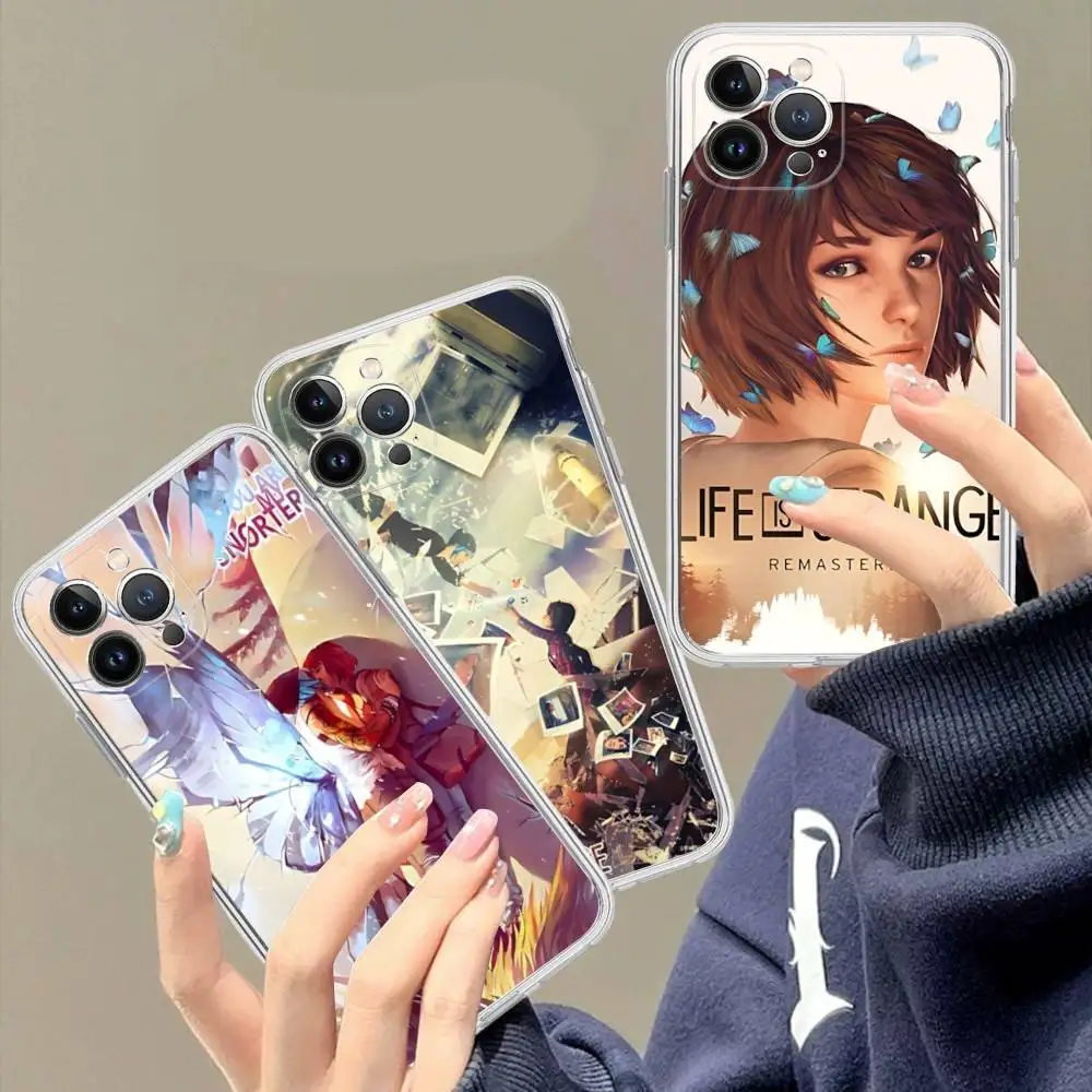Game Anime Life Is S-Strange Cute For IPhone 17 16 15 14 13 12 11 Pro Max Plus Transparent Soft TPU Phone Cover