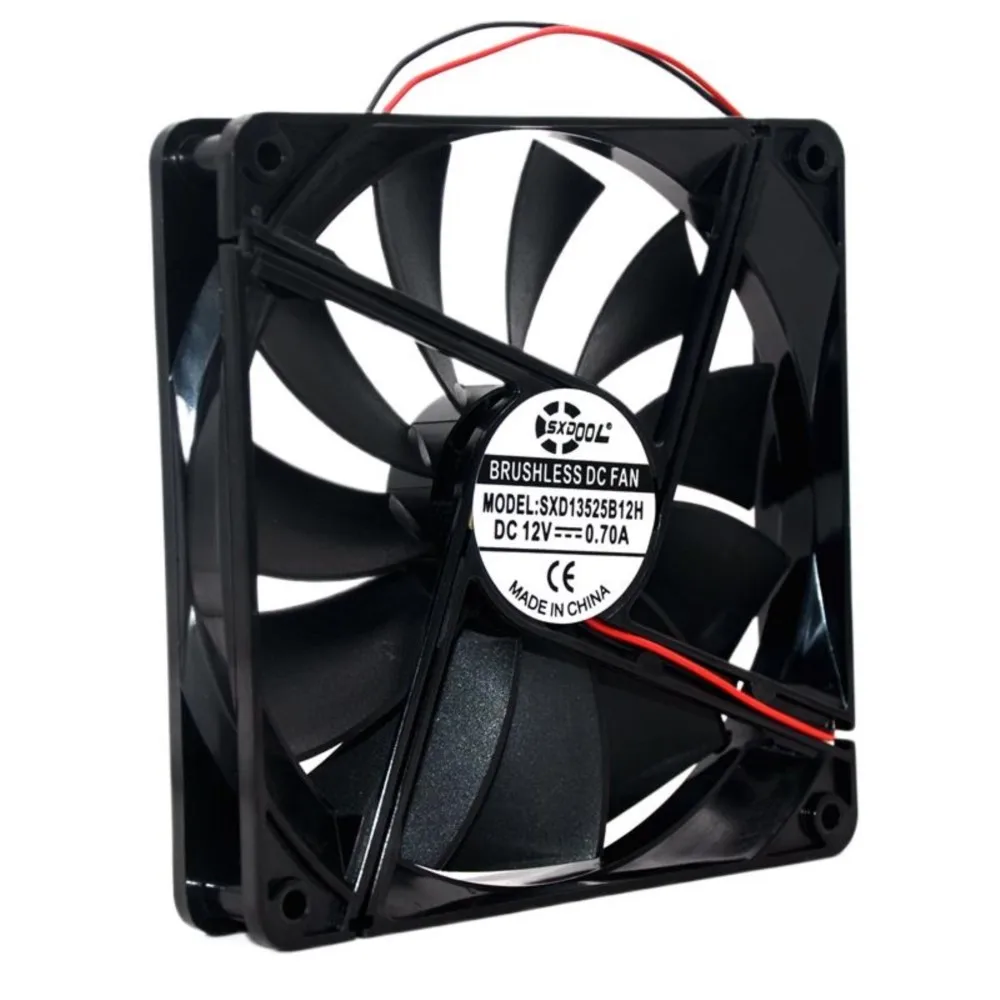 

Brand New 13525 135mm DC 12V 0.70A 135*135*25mm case server inverter cooling fan replace ADN512UB-A90 ADN512UB-A91 AFB1312M