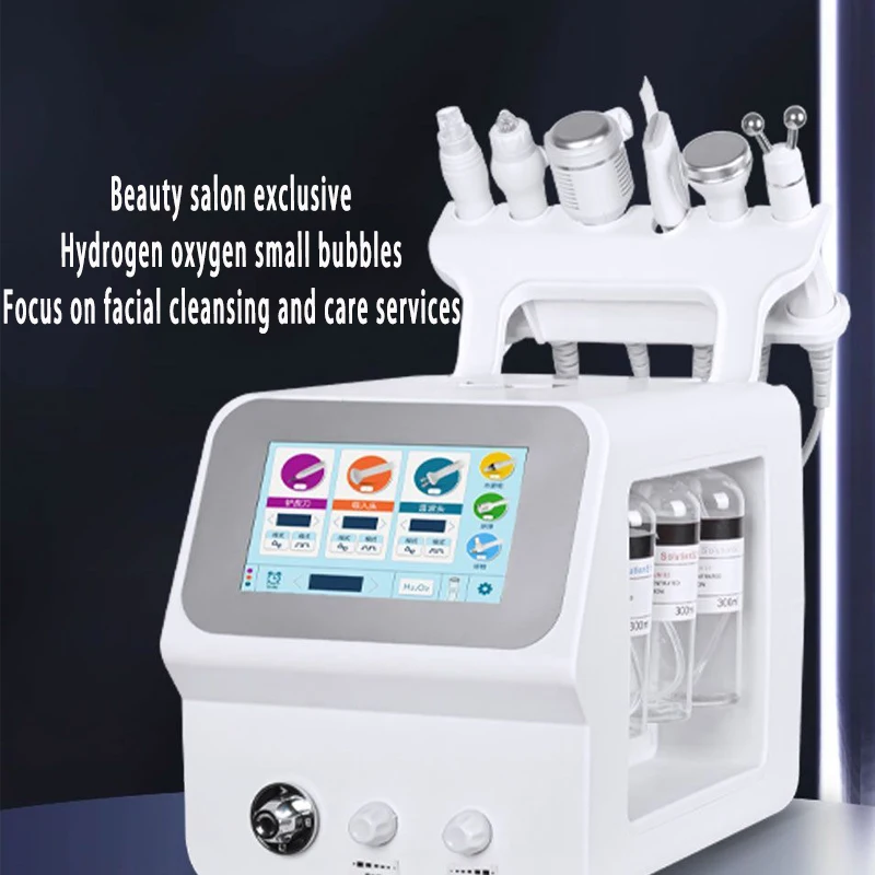 Dispositivo per l'iniezione di ossigeno con aspirazione di punti neri a bolle piccole, dispositivo di rilevamento della gestione della pelle a bolle piccole di ossigeno a idrogeno