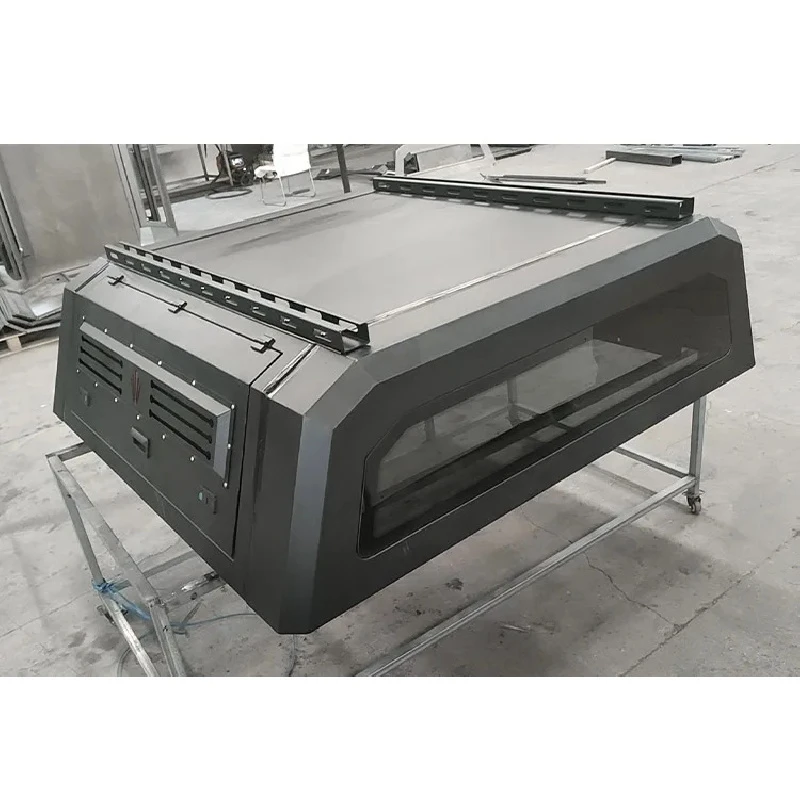 Easy Installation Heavy-Duty Manganese Steel Hardtop Tonneau Canopy Waterproof Pickup Truck Cargo Protector