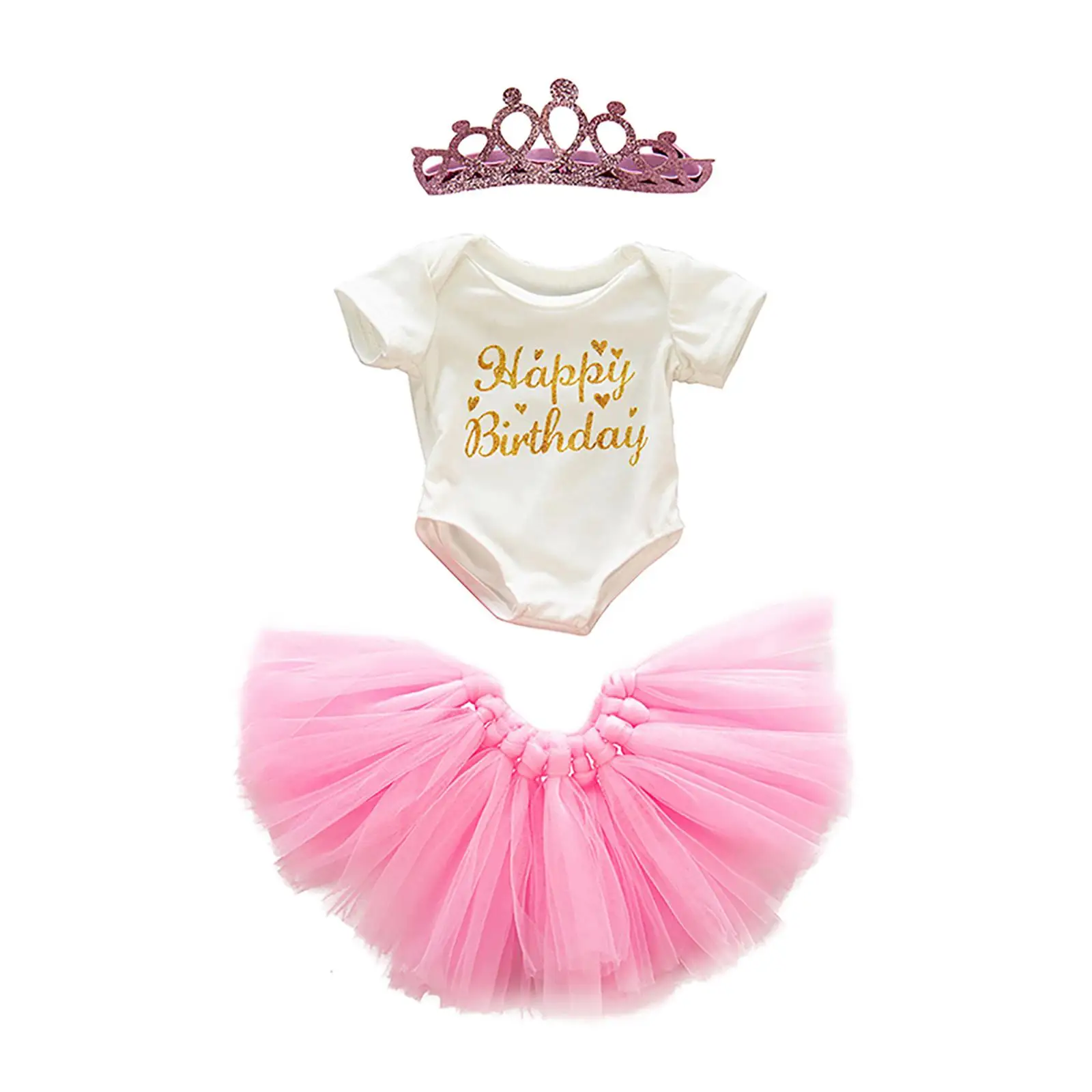 

5/set Doll Accessories, 2x Dresses, 1, 1X Princess Crown,2X Coat
