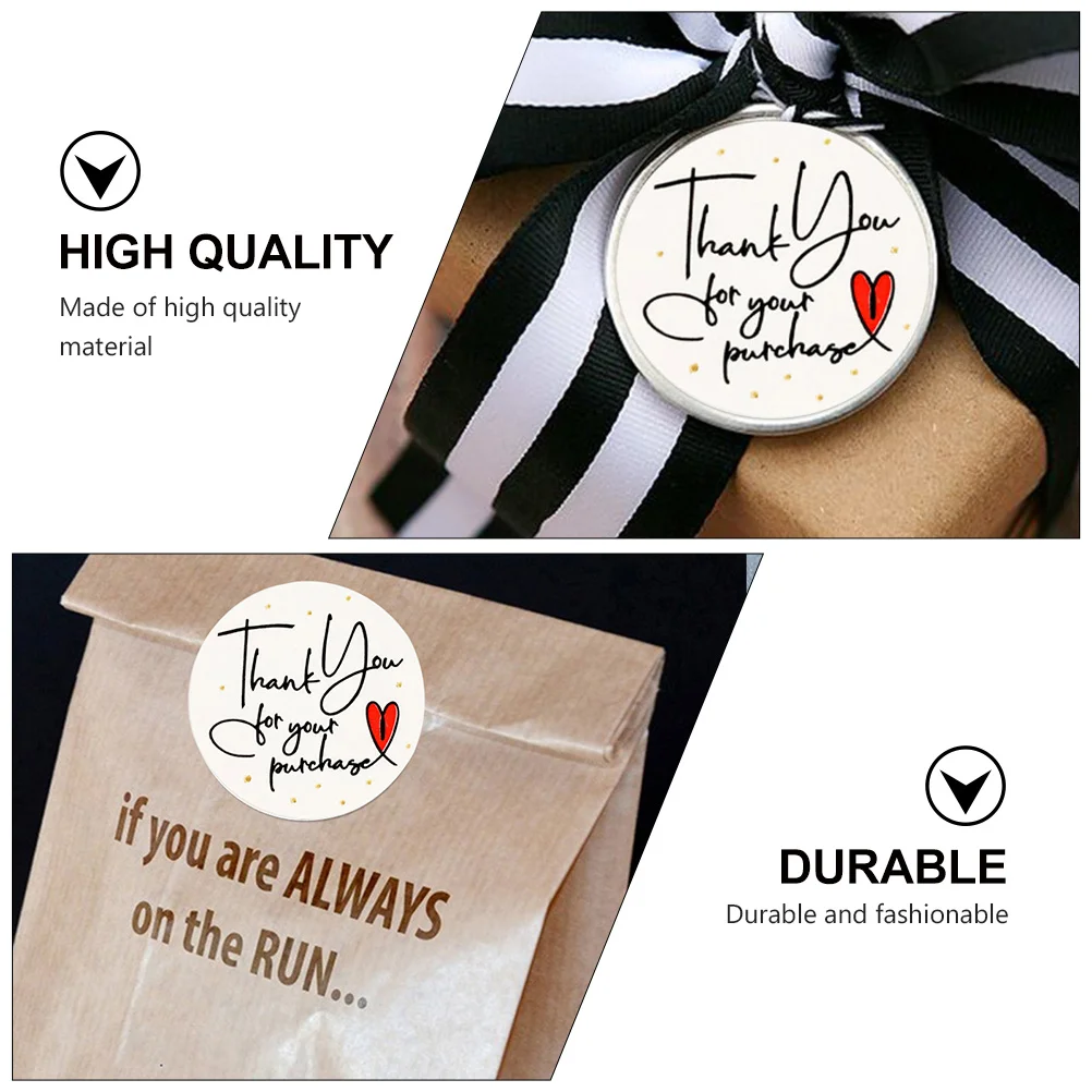 

500pcs Decorative Label Stickers For Notebook Furniture Craft Birthday Gift Bag Seal Festival Party Supply Stationery Labels