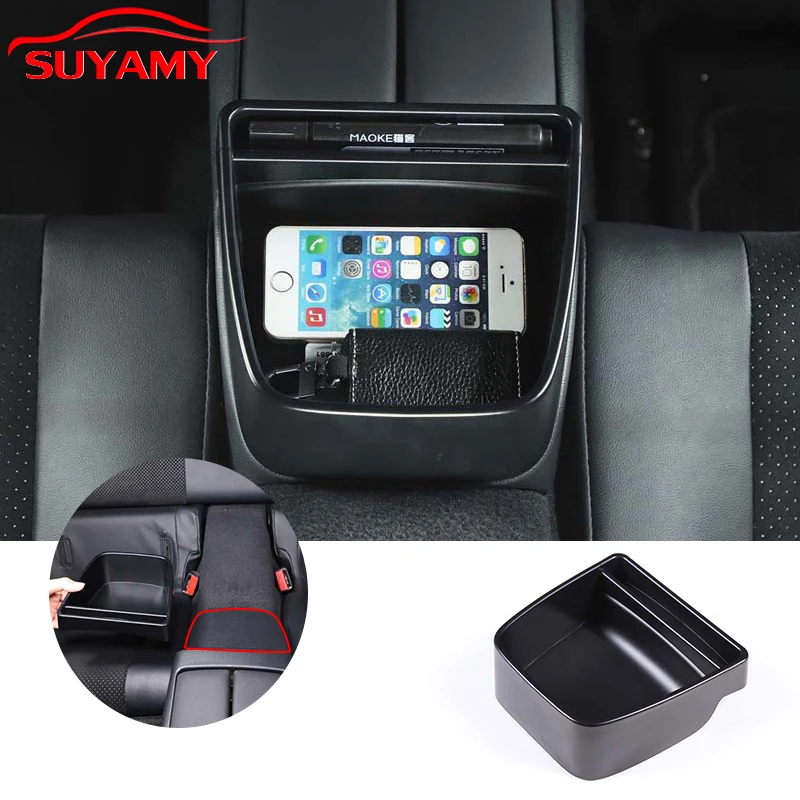 

ABS Car Armrest Box Back Seat Storage Box Installation For 2022 Toyota 86/Subaru BRZ Auto Interior Accessories