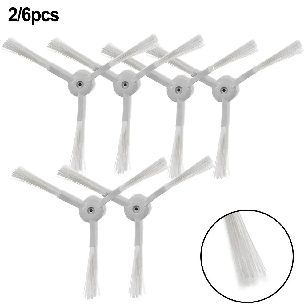 2/6pcs Side Brushes For Explorer 60 Robot Vacuum Cleaner ZR740003 Spare Parts Household Cleaning Replacement Accessories