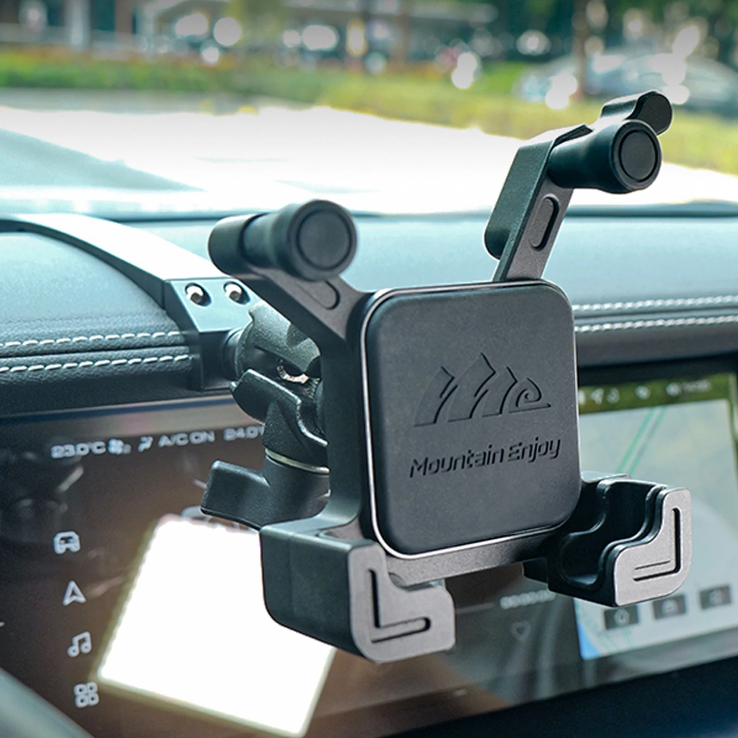 for GWM Tank 300 2021-2024 Center Control Phone Holder Off-Road Dashboard Phone Mount Aluminum Alloy Car Accessory Mounting Kit