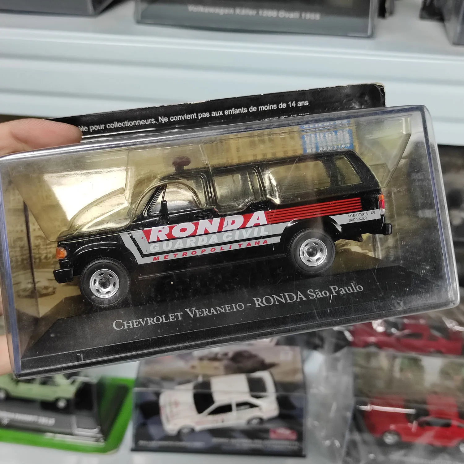 Modelo de coche de aleación CHEVROLET VERANEIO-RONDA Sao Paulo, escala 1:43, fundido a presión