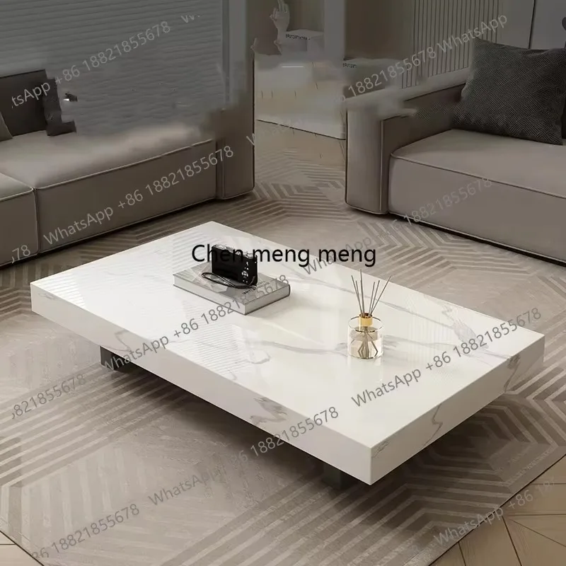 

RR Simple Unique Coffee Table Living Room Premium Effect Coffee Table Minimalist Modern Armoires De Salon Living Room Furniture