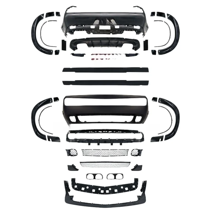 High Quality PP Material Normal & Wide Body Kit Fit 2008-2014 Dodge Challenger SRT Style Exterior Upgrade OEM Standard Perfect F